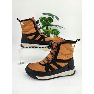 Sorel Youth Whitney II Brown Short Lace Boot Size 2Y US